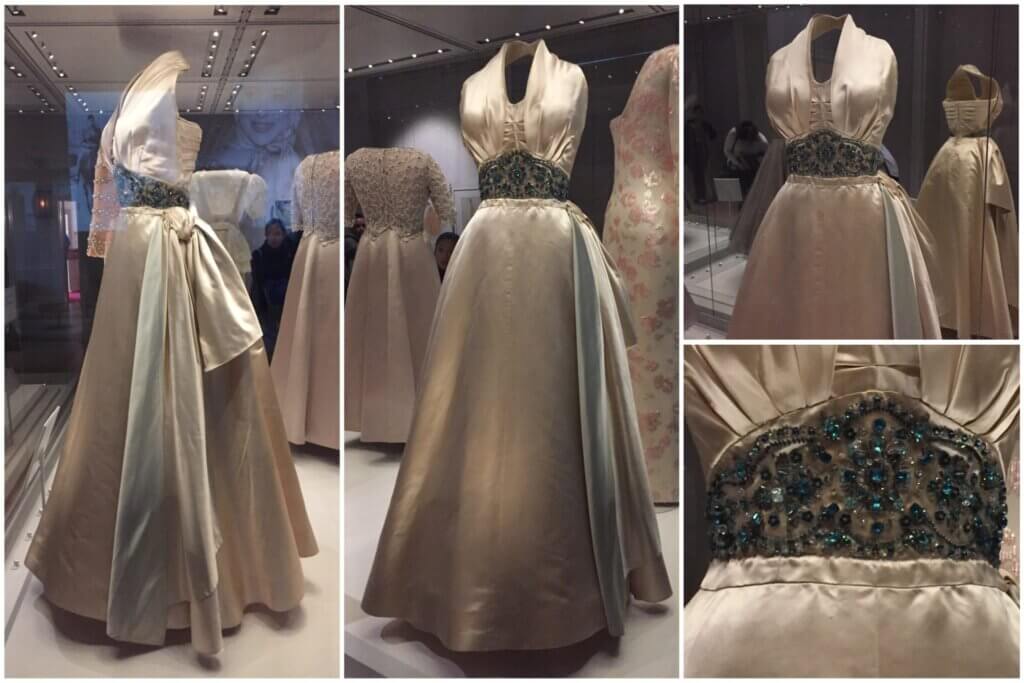 1951 Norman Hartnell Halter Neck Gown at Fashion Rules from Lady and the Rose