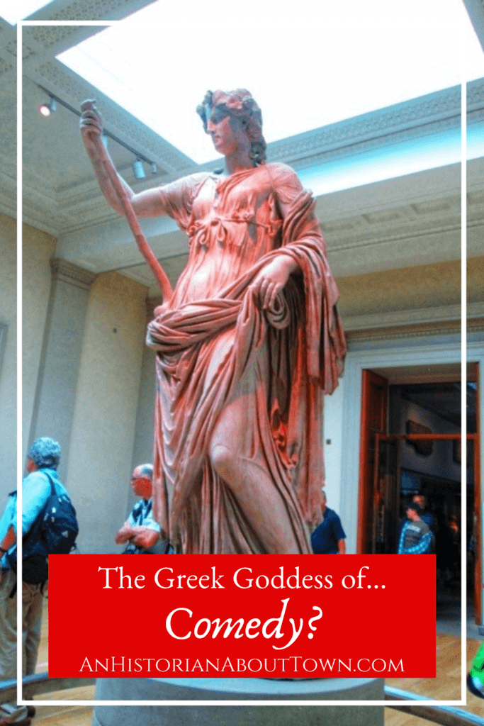 statue of thalia muse of comedy