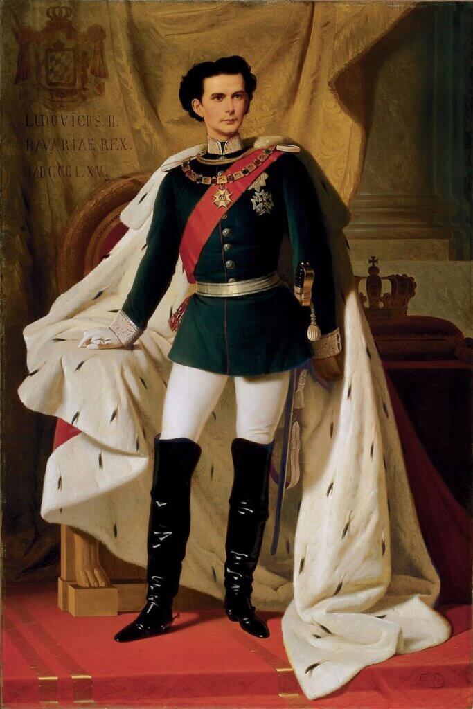 Coronation Portrait of King Ludwig II of Bavaria