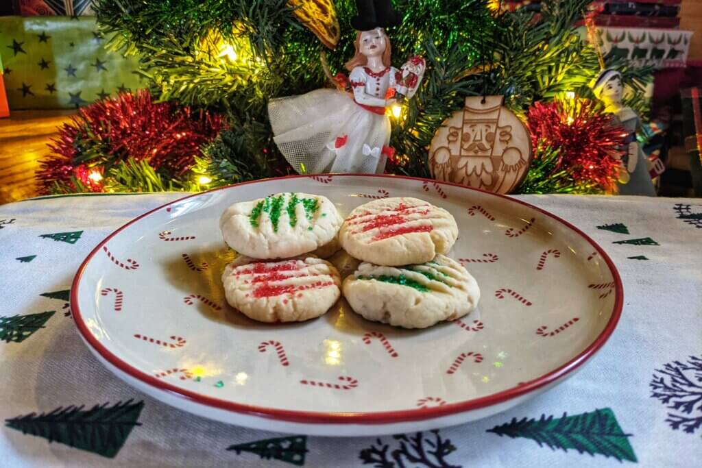 Whipped shortbread cookies