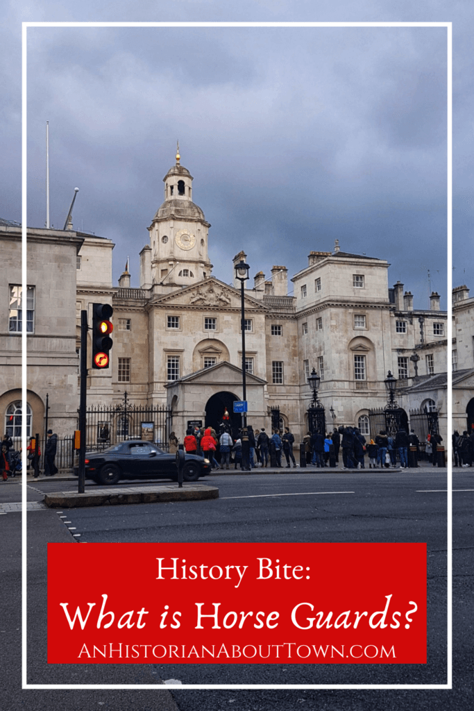 history bite horse guards in whitehall