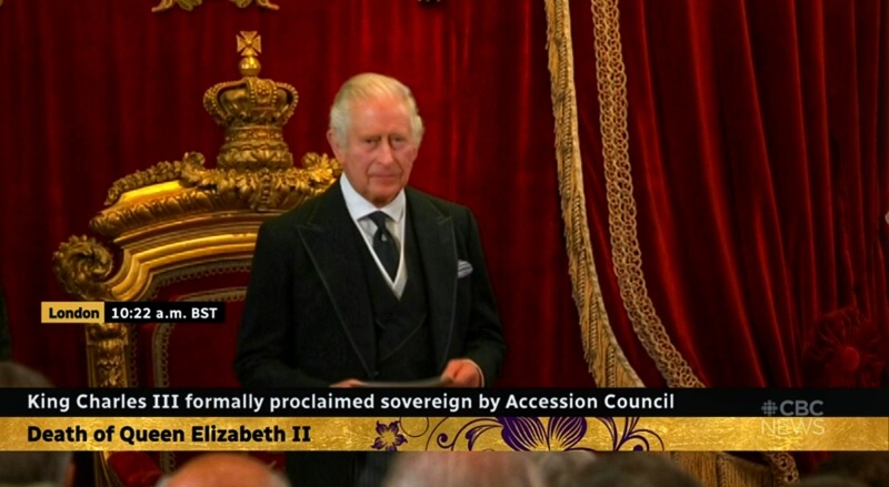 King Charles III's Accession Council
