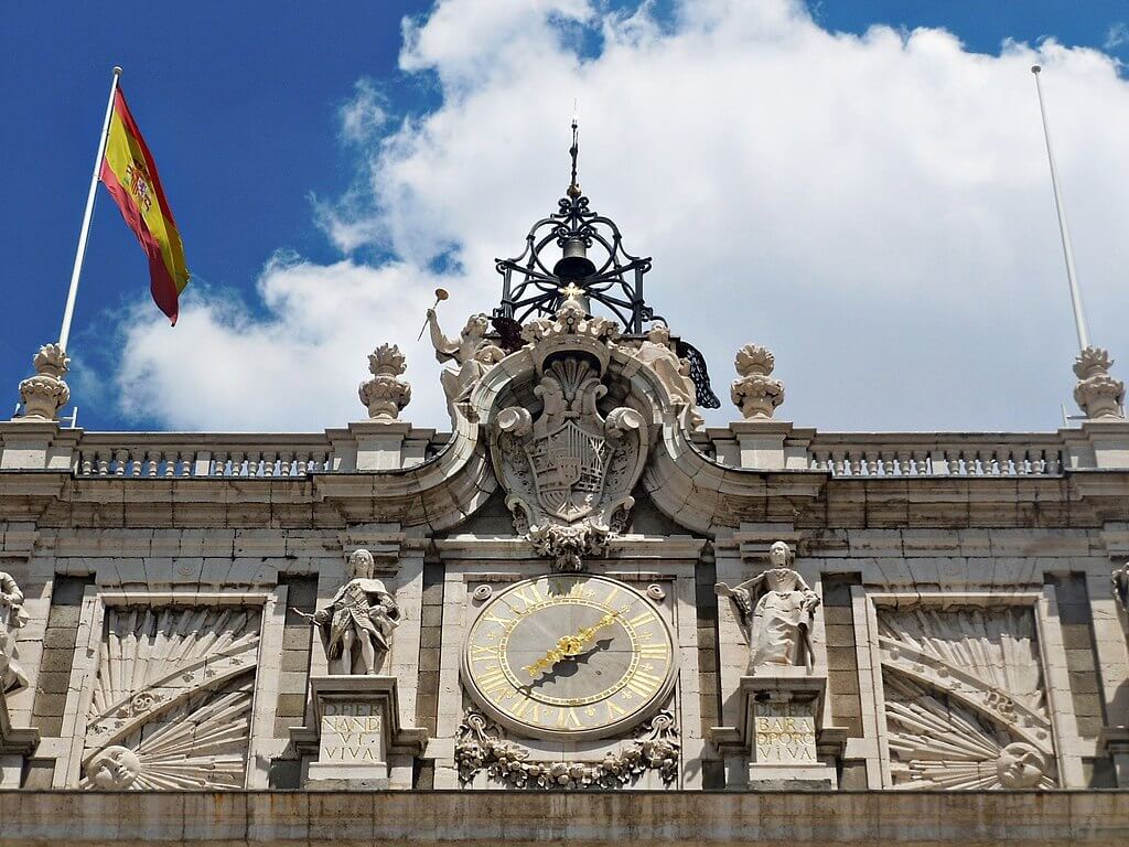 The Royal Palace in Madrid