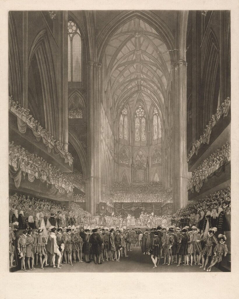 Charles Turner print of King George IV coronation