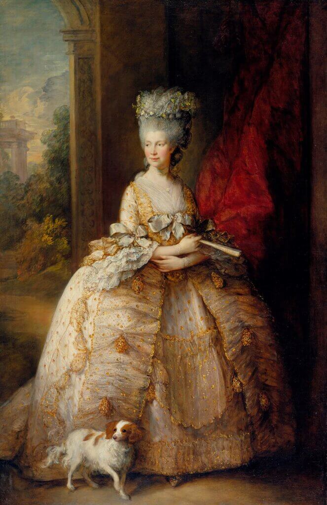 Gainsborough portrait of Queen Charlotte