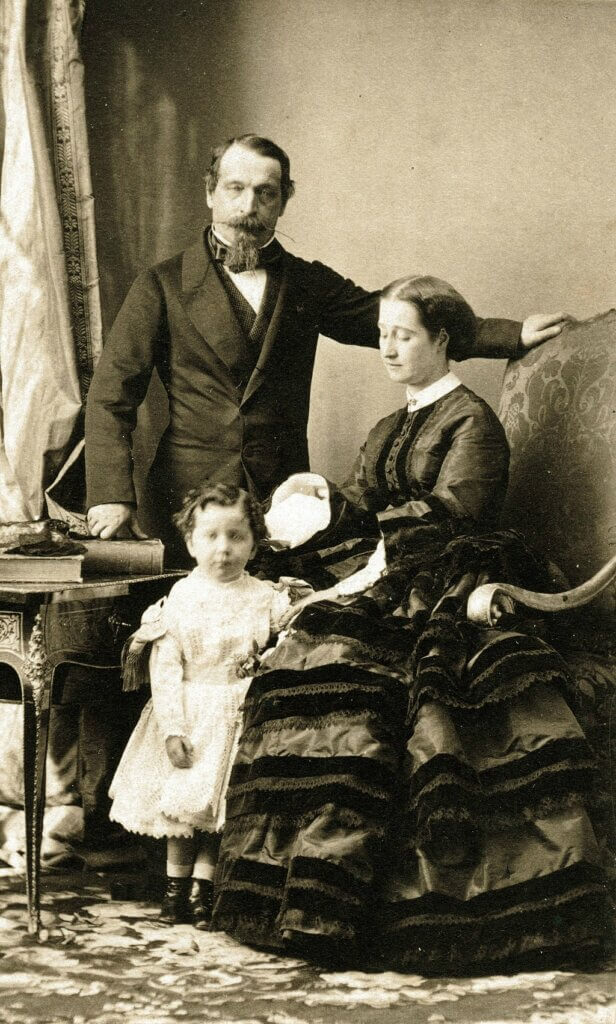 Portrait of Emperor Napoleon III, Empress Eugenie, and Prince Imperial Louis-Napoleon