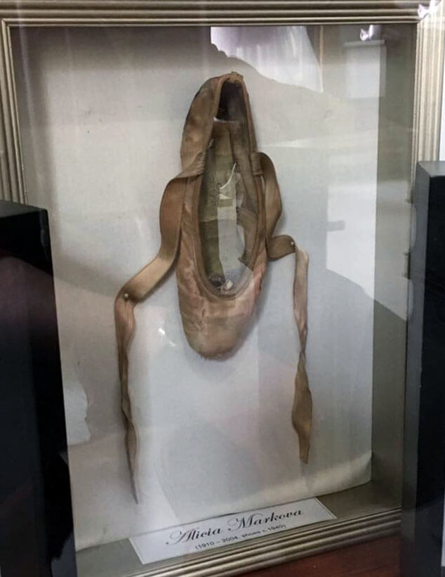 Alicia Markova's pointe shoe
