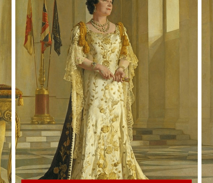Modern British Consort Coronation Gowns