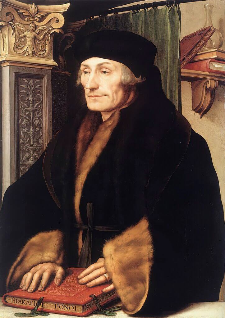 Holbein portrait of Erasmus
