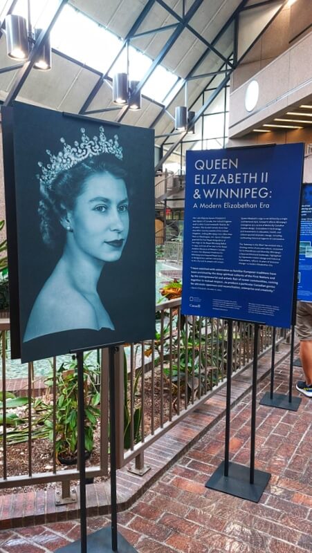Quern Elizabeth II exhibition at Royal Canadian Mint