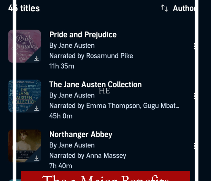 The 3 Benefits of Using Audible