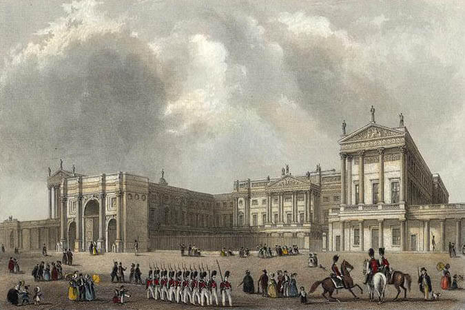 Buckingham Palace in 1837