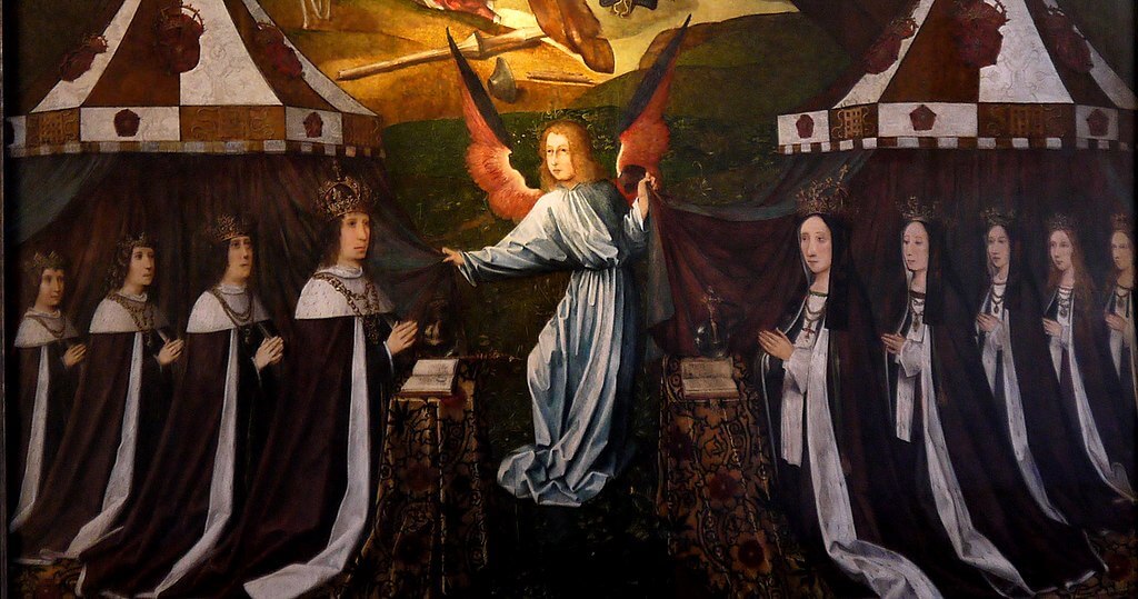 Henry VII and Elizabeth of York with children