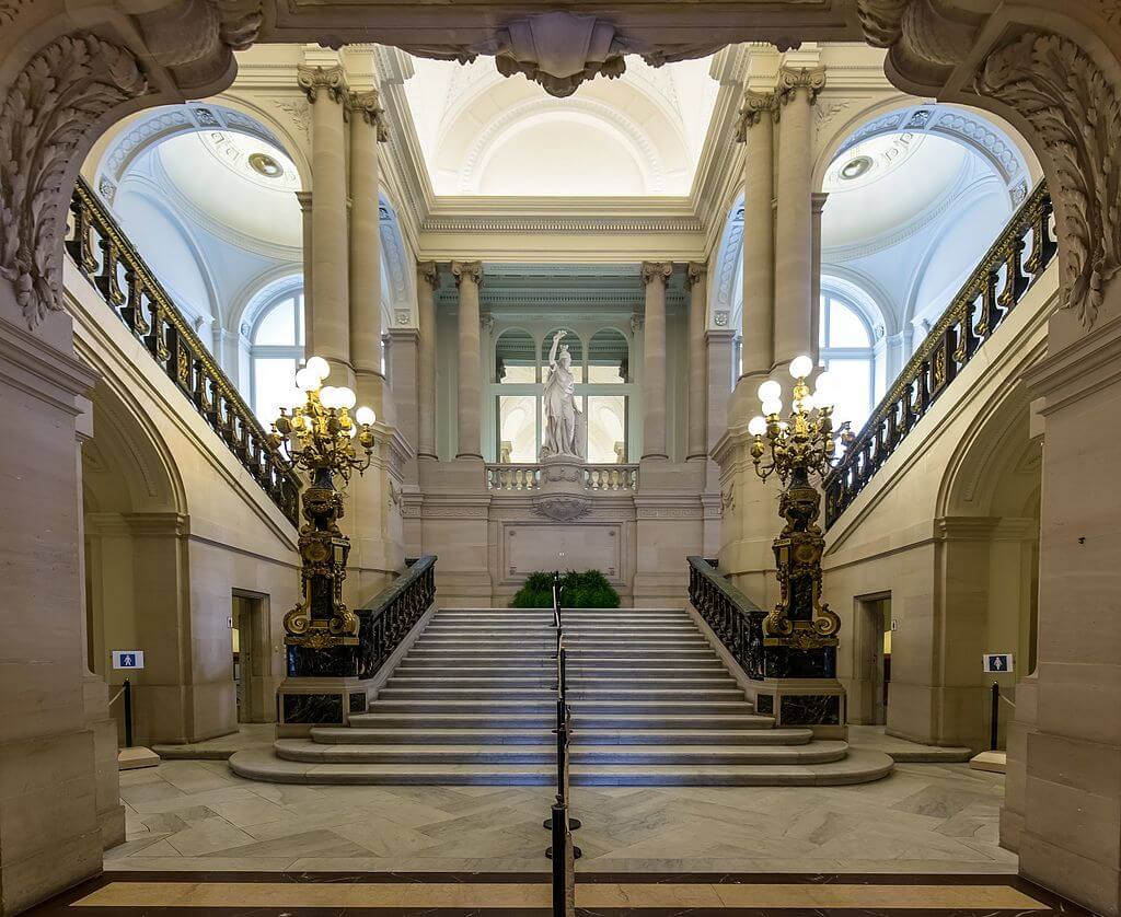 Grand Staircase in Palace of Brussels