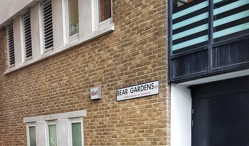 Bear Gardens in Southwark