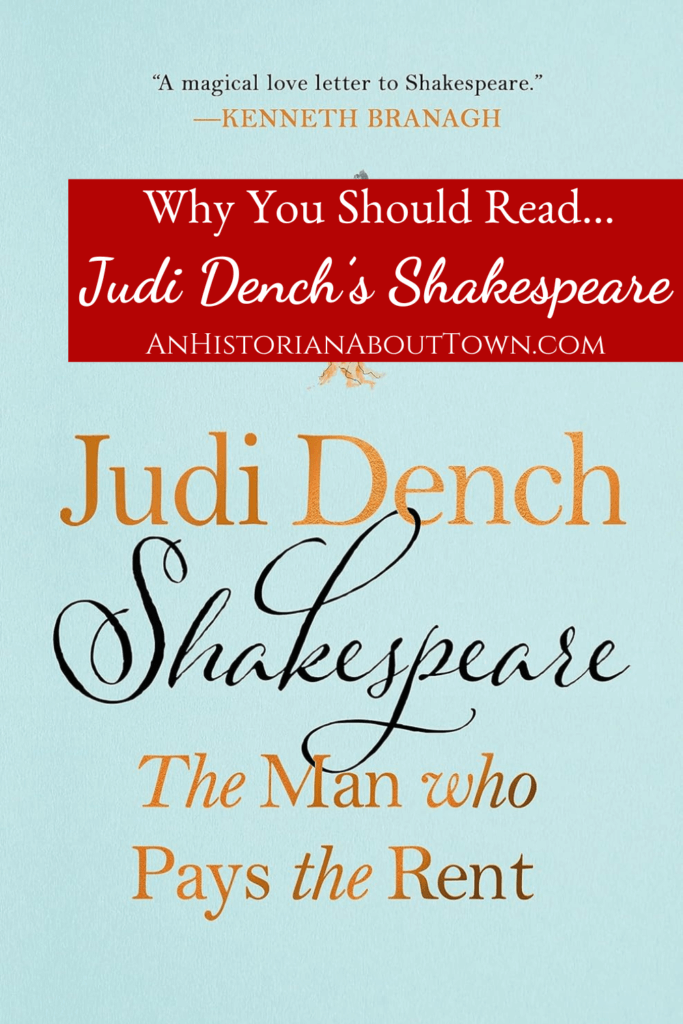 Why you should read Judy Dench's Shakespeare