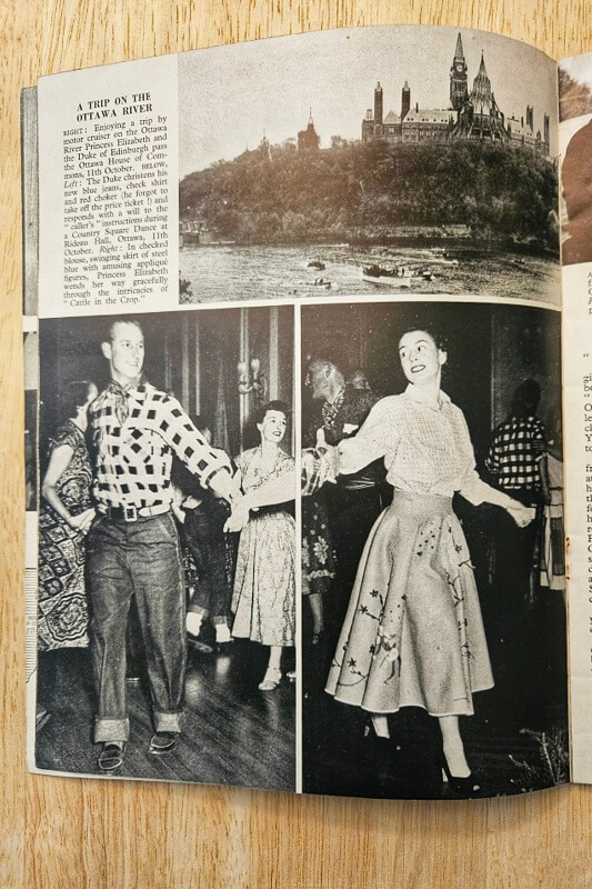 1951 royal tour square dancing pictures