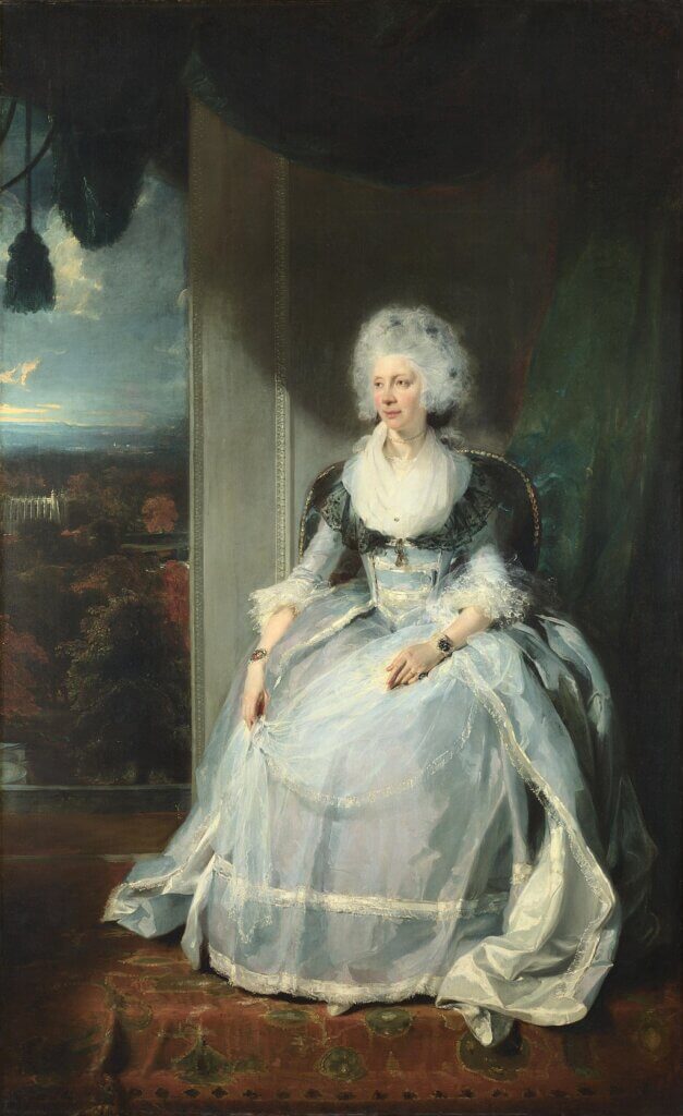 Thomas Lawrence portrait of Queen Charlotte