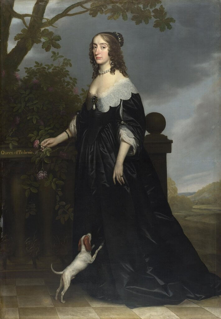portrait of Elizabeth Stuart as a widow