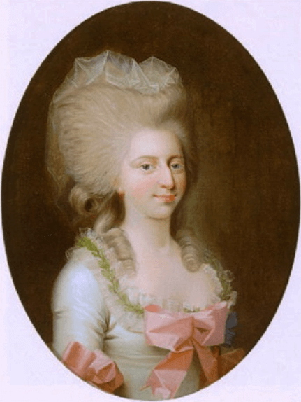 Jens Juel portrait of Princess Louise Augusta