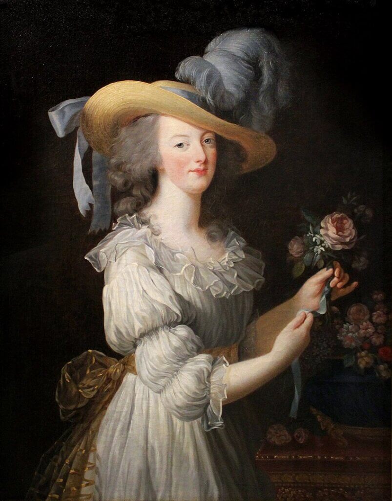 Elisabeth Vigee le Brun portrait of Marie Antoinette
