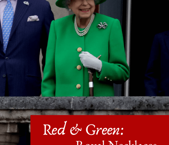 Royal Jewels: Red and Green Necklaces