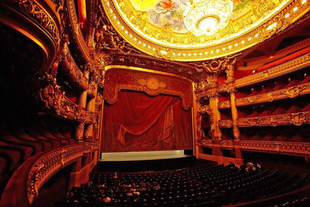 Palais Garnier auditorium and stage