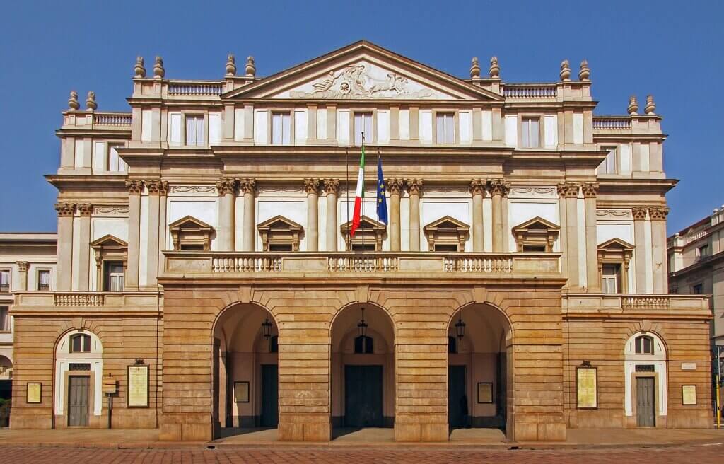 exterior of Teatro Alla Scala