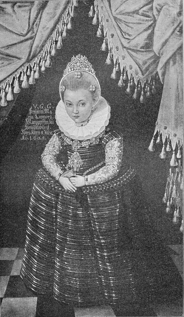 portrait of Maria Eleonora of Brandeburg in childhood