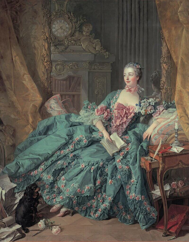 Boucher portrait of Madame de Pompafour