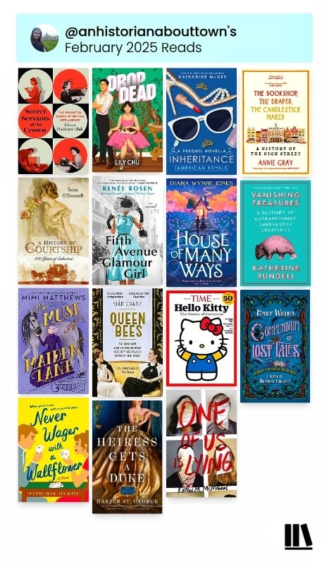 February 2025 Storygraph wrap-up