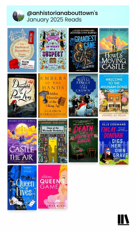 January 2025 Storygraph wrap-up