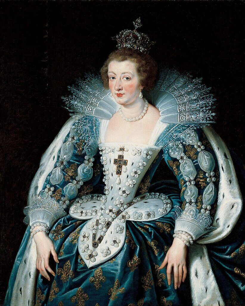 coronation portrait of Anne of Austria