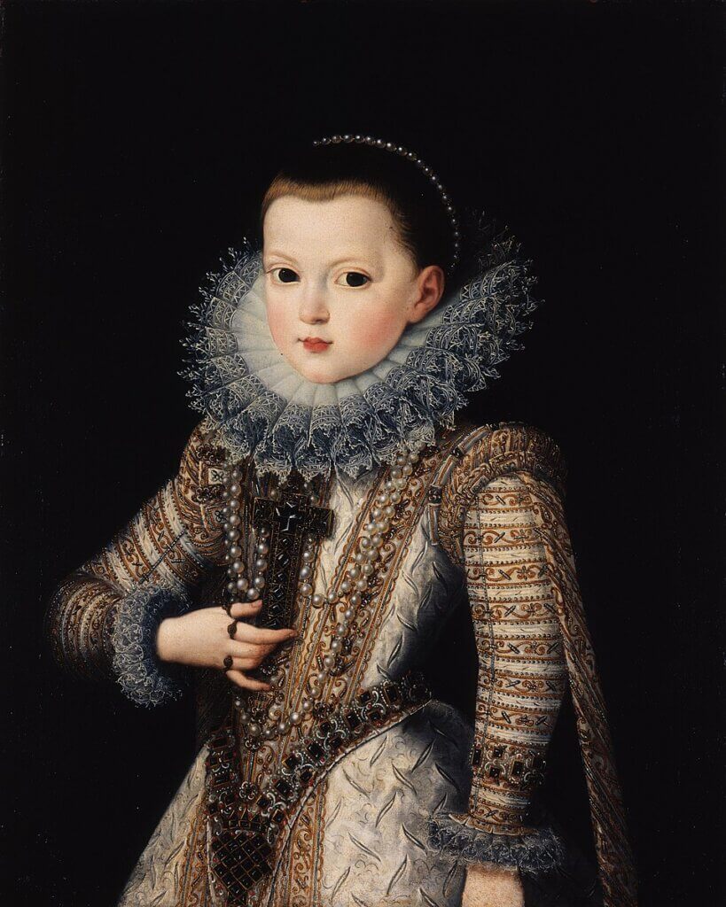 childhood portrait of Anne of Austria