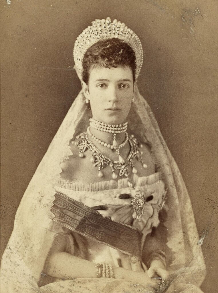 1881 portrait of Empress Maria Feodorovna