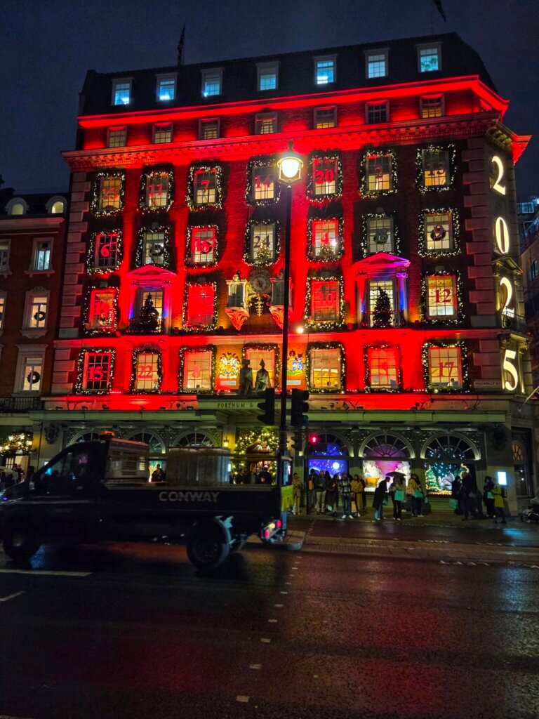 Fortnum 2025 Advent Calendar windows