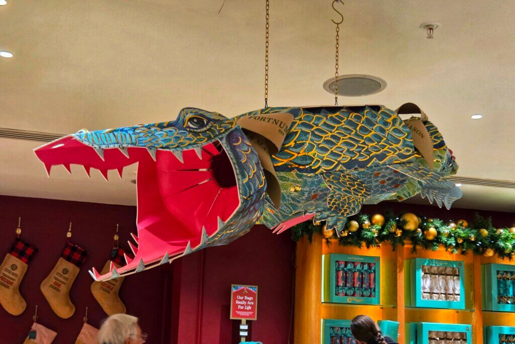 Fortnum alligator Christmas cracker