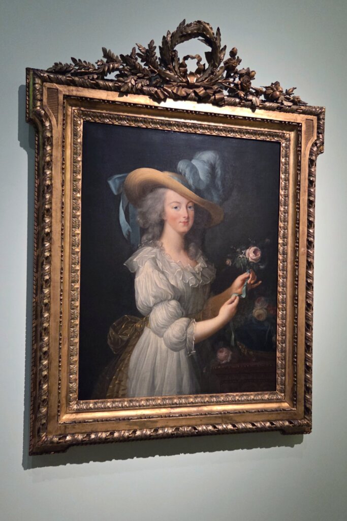 Marie Antoinette a la Rose portrait