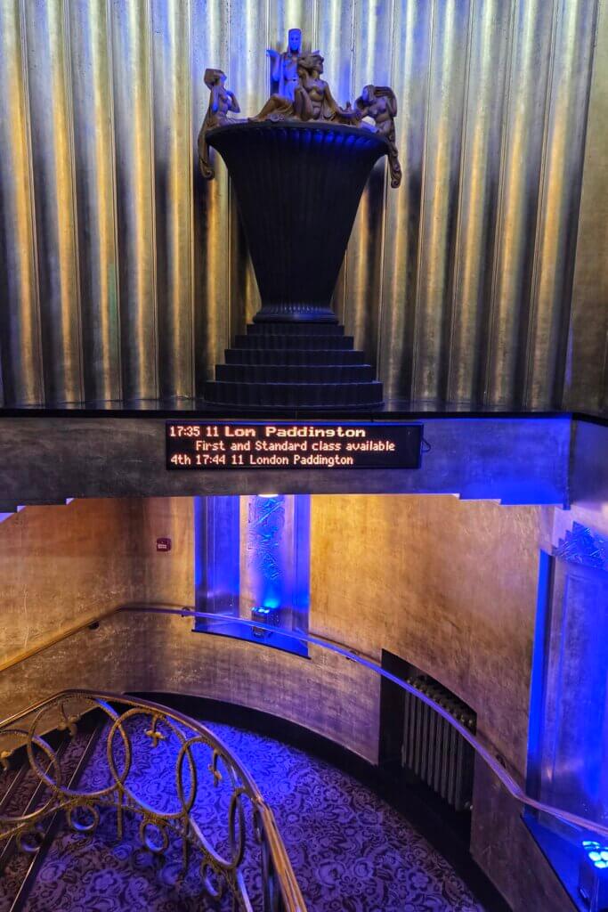 Paddington the Musical train sign