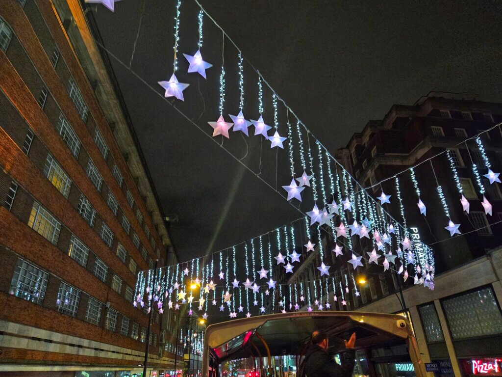 Oxford Street Christmas Lights Stars