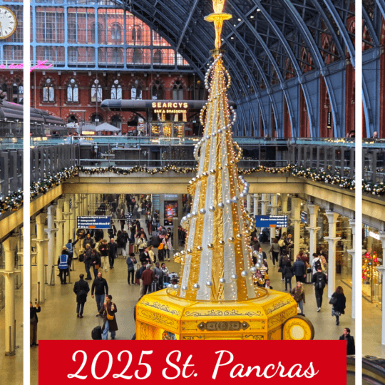 The 2025 St. Pancras Christmas Tree